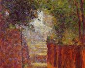 乔治修拉 - Rue Saint-Vincent, Montmartre, in Spring